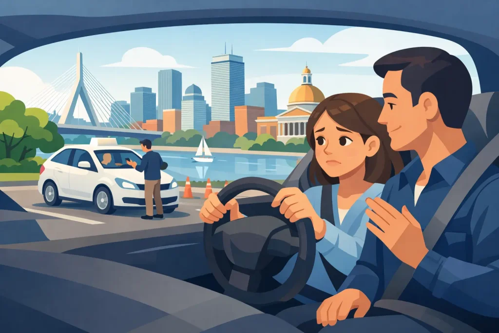 Nervous Driver Lessons Boston for a Steady Start