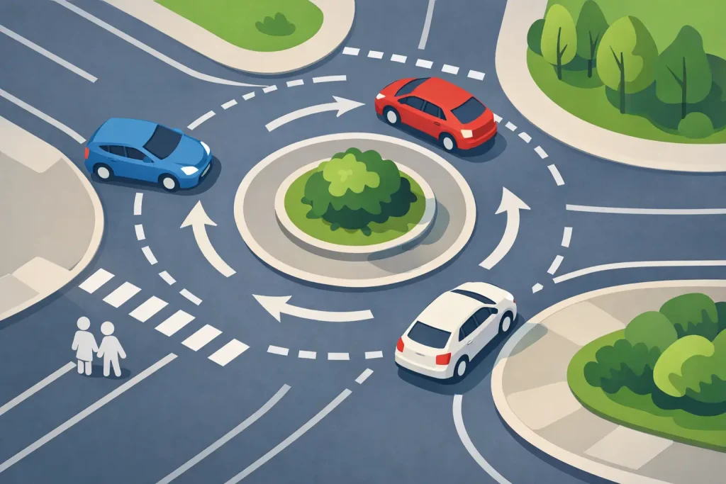 How to Negotiate Mini Roundabouts Safely
