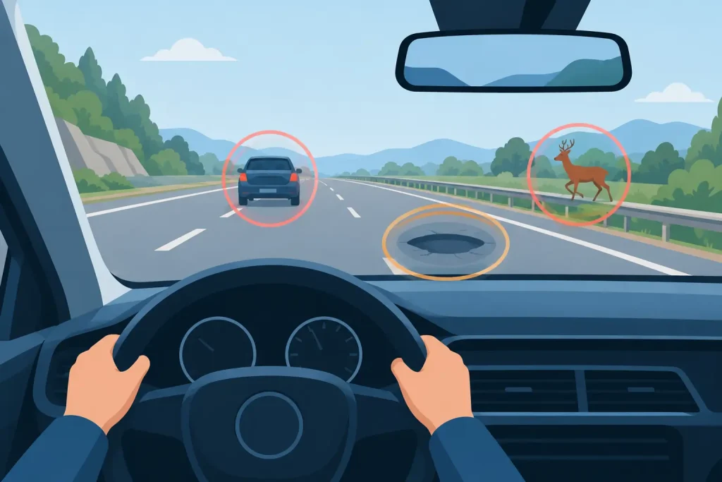 How to Spot Developing Hazards While Driving