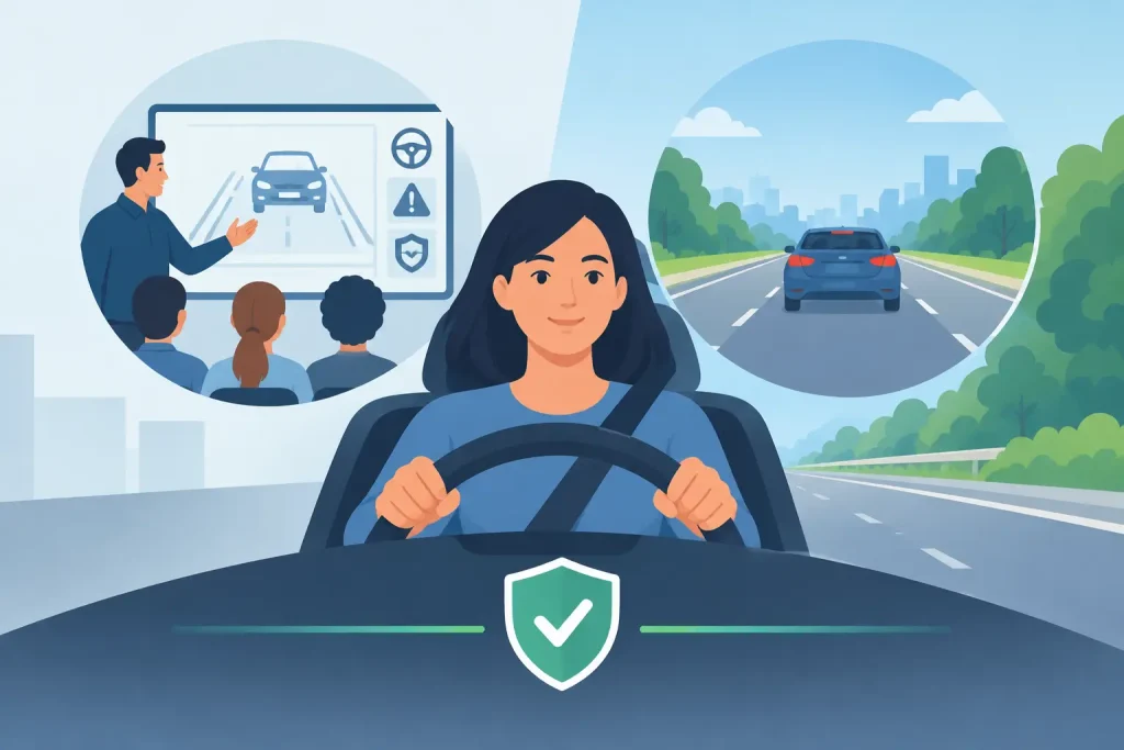 Lessons Versus Practice: What Builds Safe Drivers?